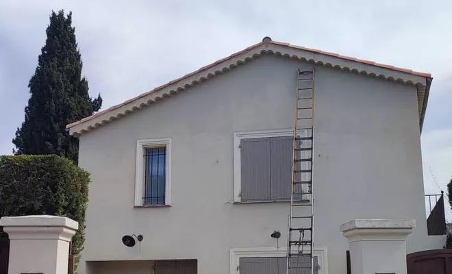 Rénovation de façade, Vence, Artisan Janselme